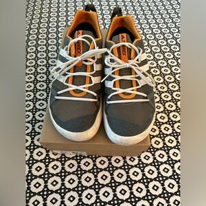 Adidas Terrex Climacool Boat Shoes Orange Brown White Size 11 Like New 🔥🔥🔥